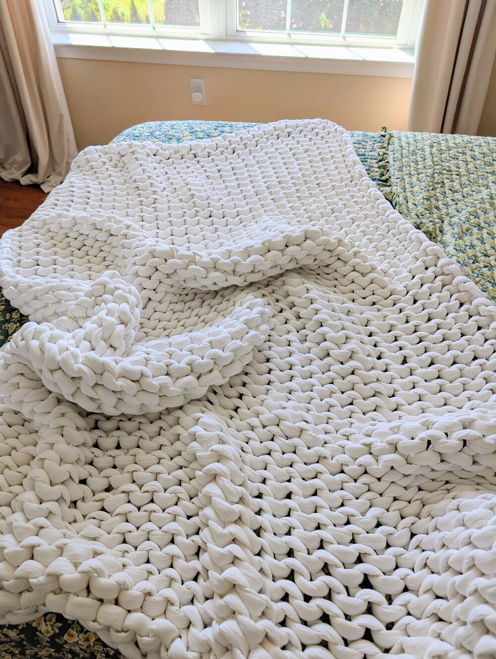Pottery Barn Organic Cotton Weighted Blanket